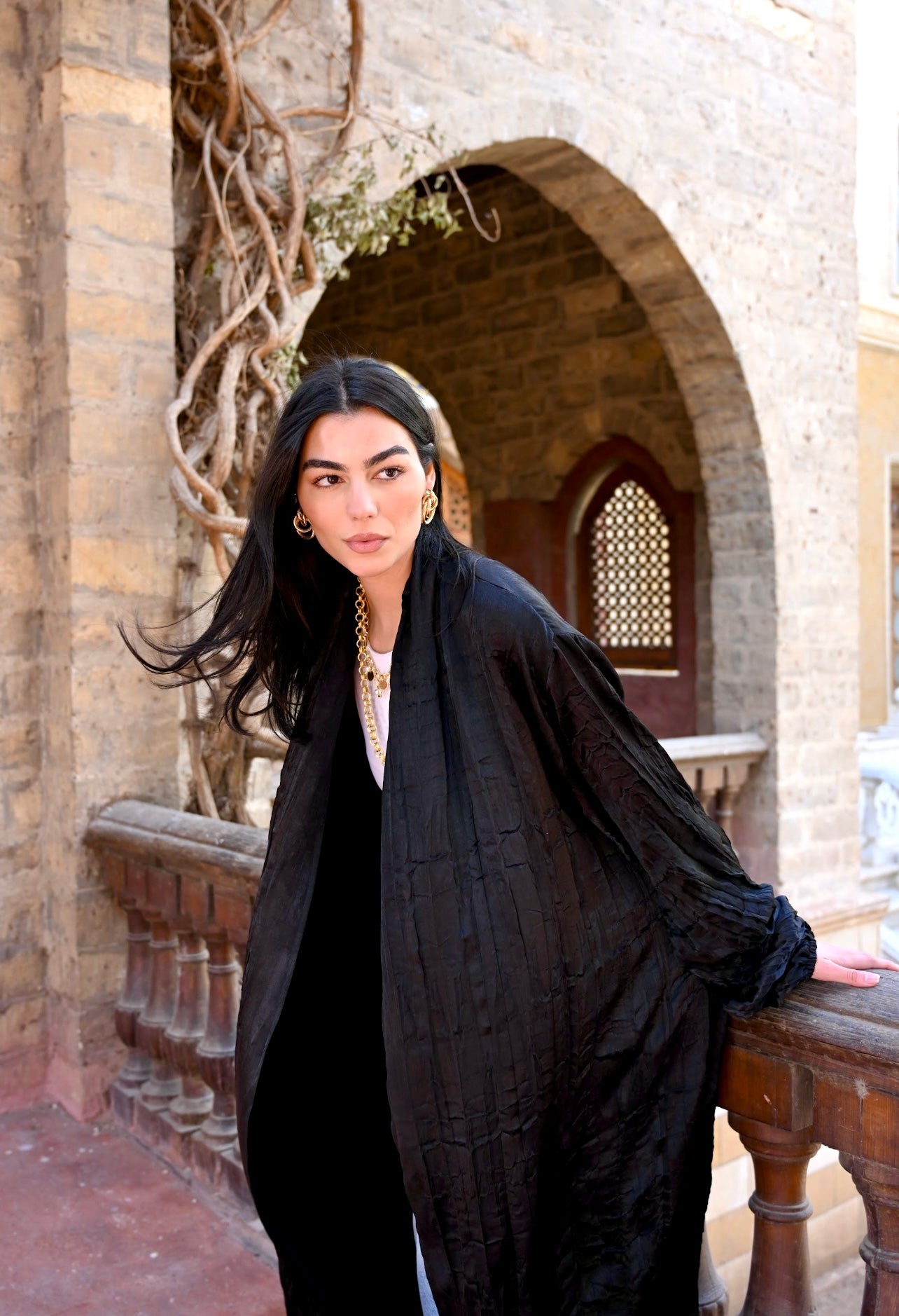 Khayal cardigan in black