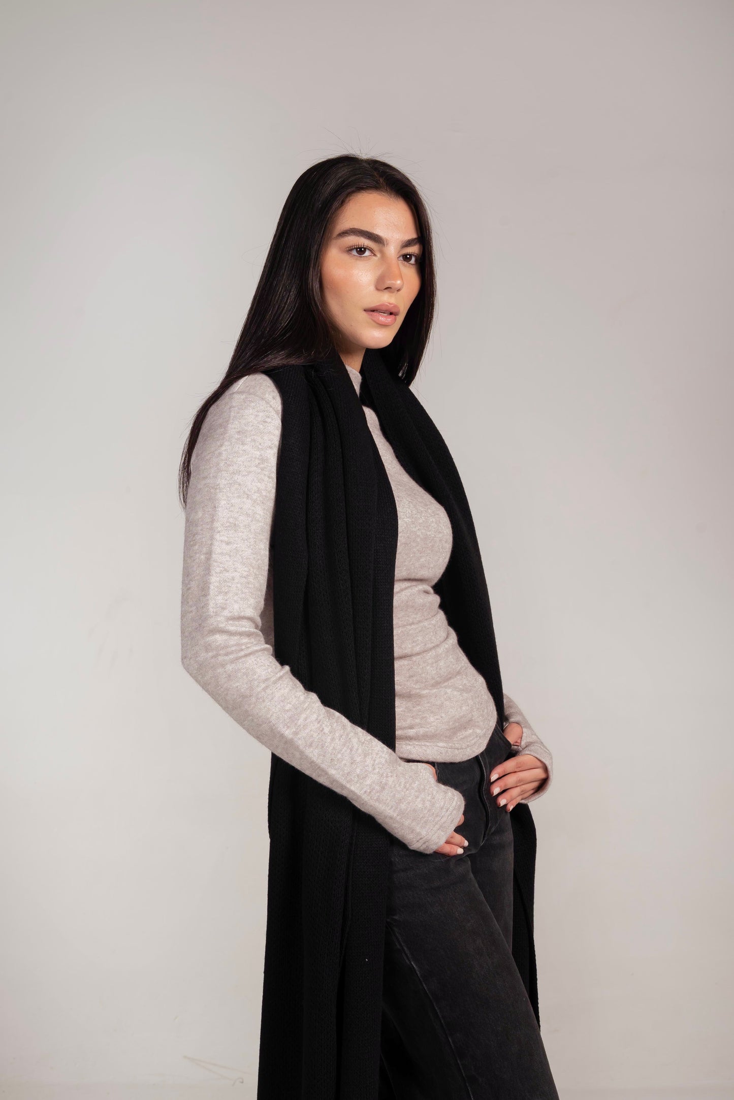 The Dreamy Shawl In Black