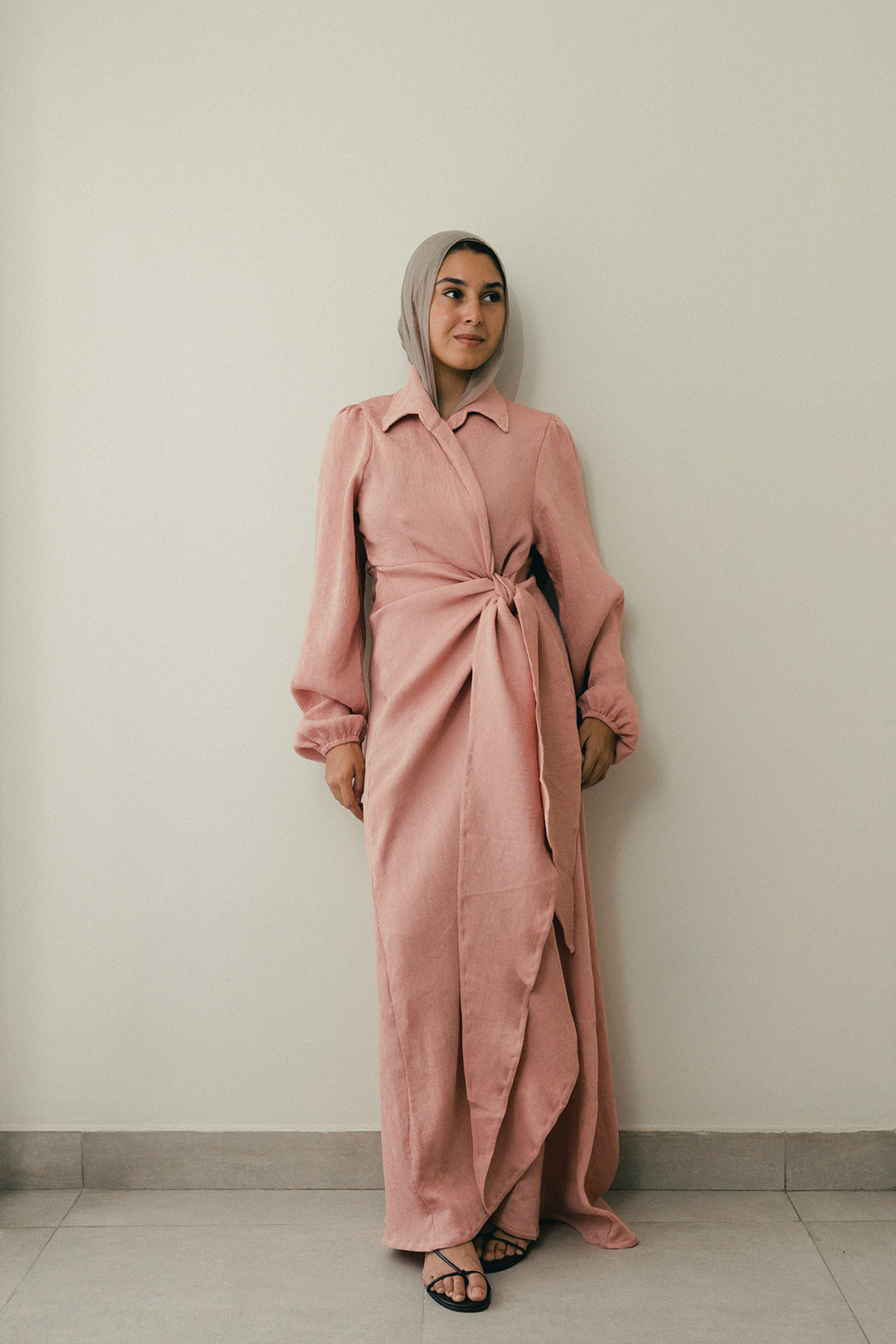 Serena-Air dress in rose