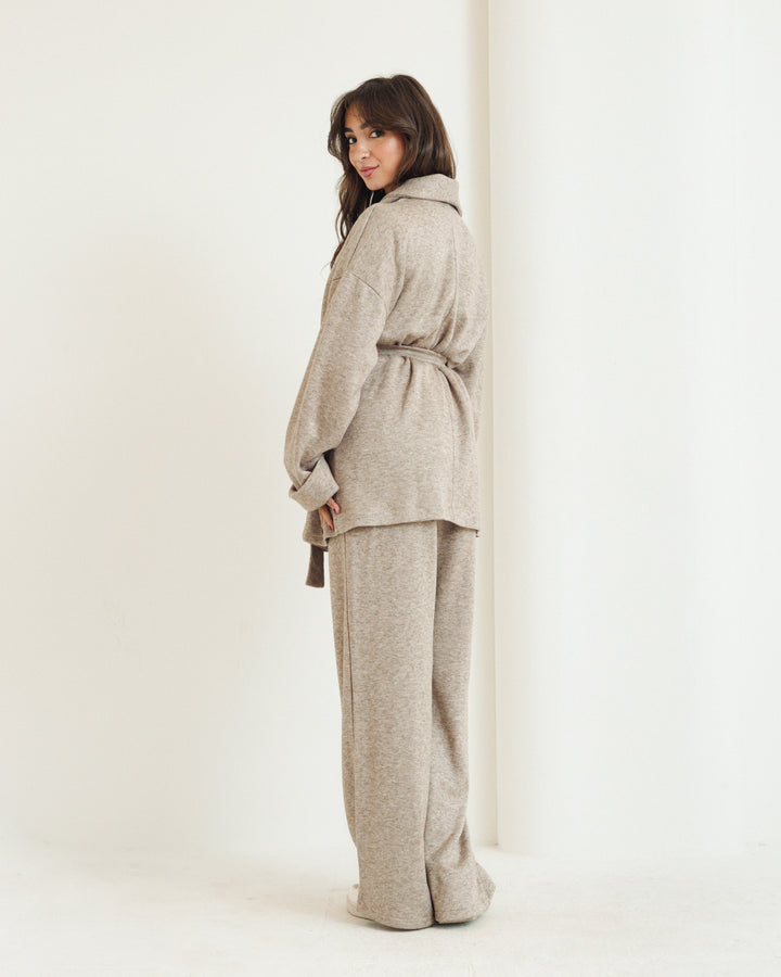 The Cozy Knit Set in Cafe