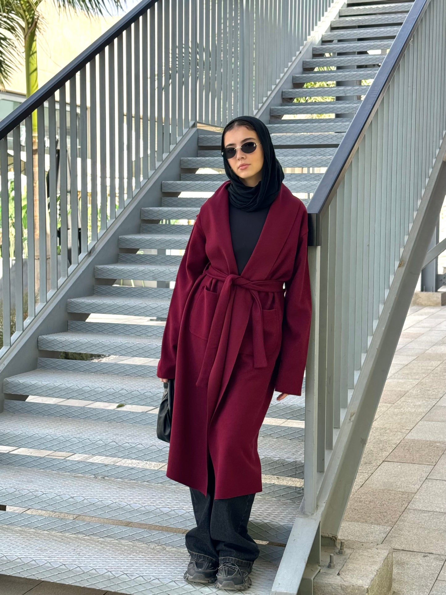 Timeless Burgundy Coat