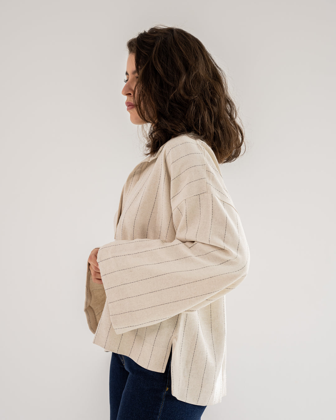 Clean Cut linen top