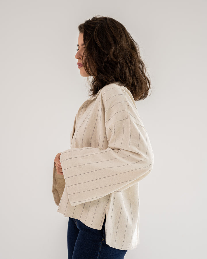 Clean Cut linen top