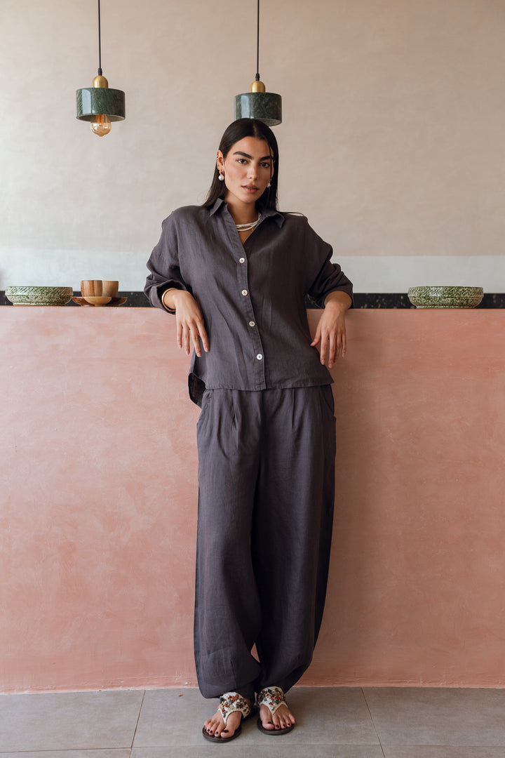Ease Balloon Pants In Grey