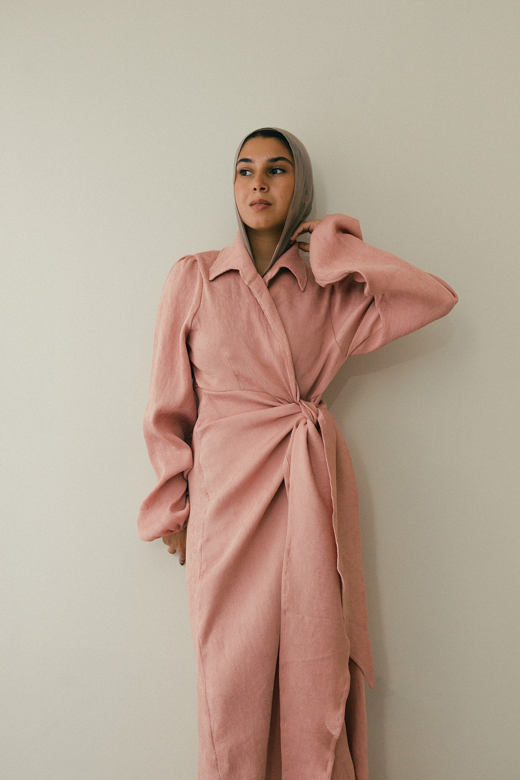 Serena-Air dress in rose