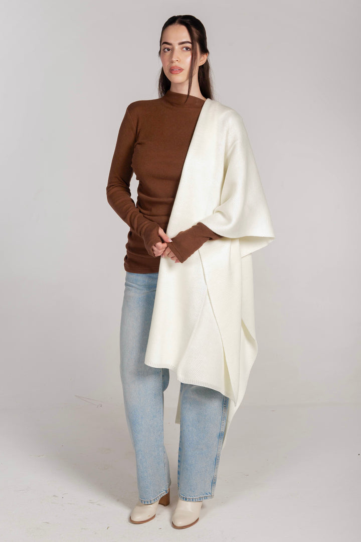 The Dreamy Shawl In Off White