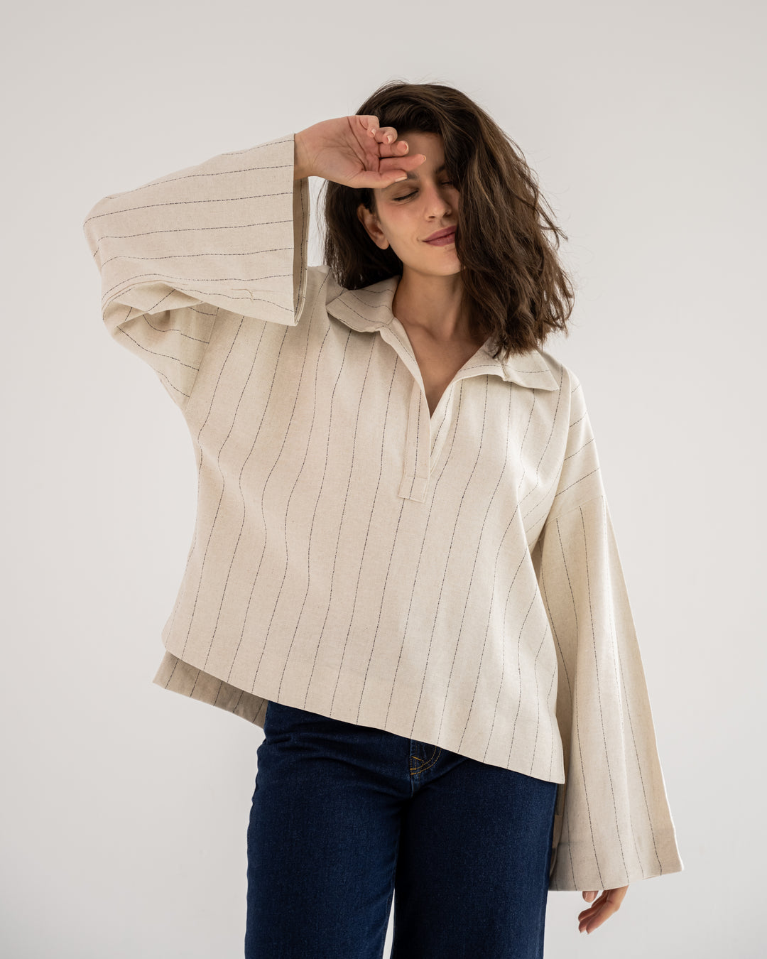 Clean Cut linen top