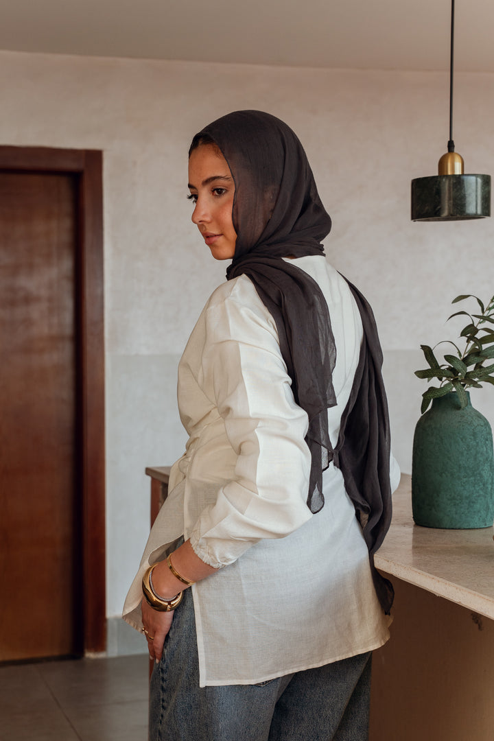 Palmer blouse in off-white
