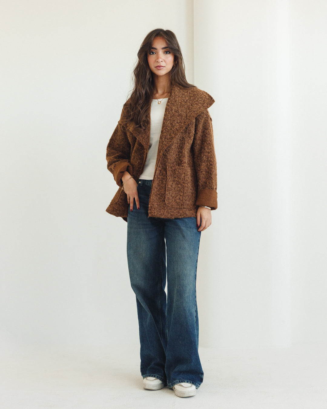 The Mohair Jacket in Brown