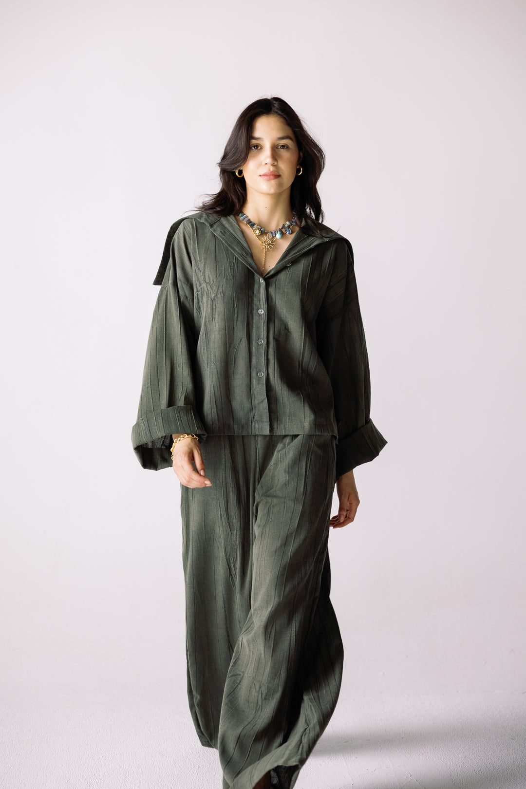 Sailor set in olive