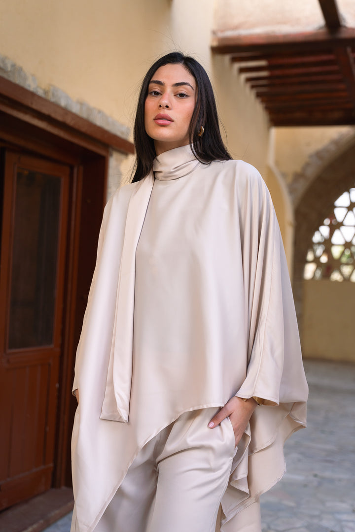The Signature Tie Set In Beige
