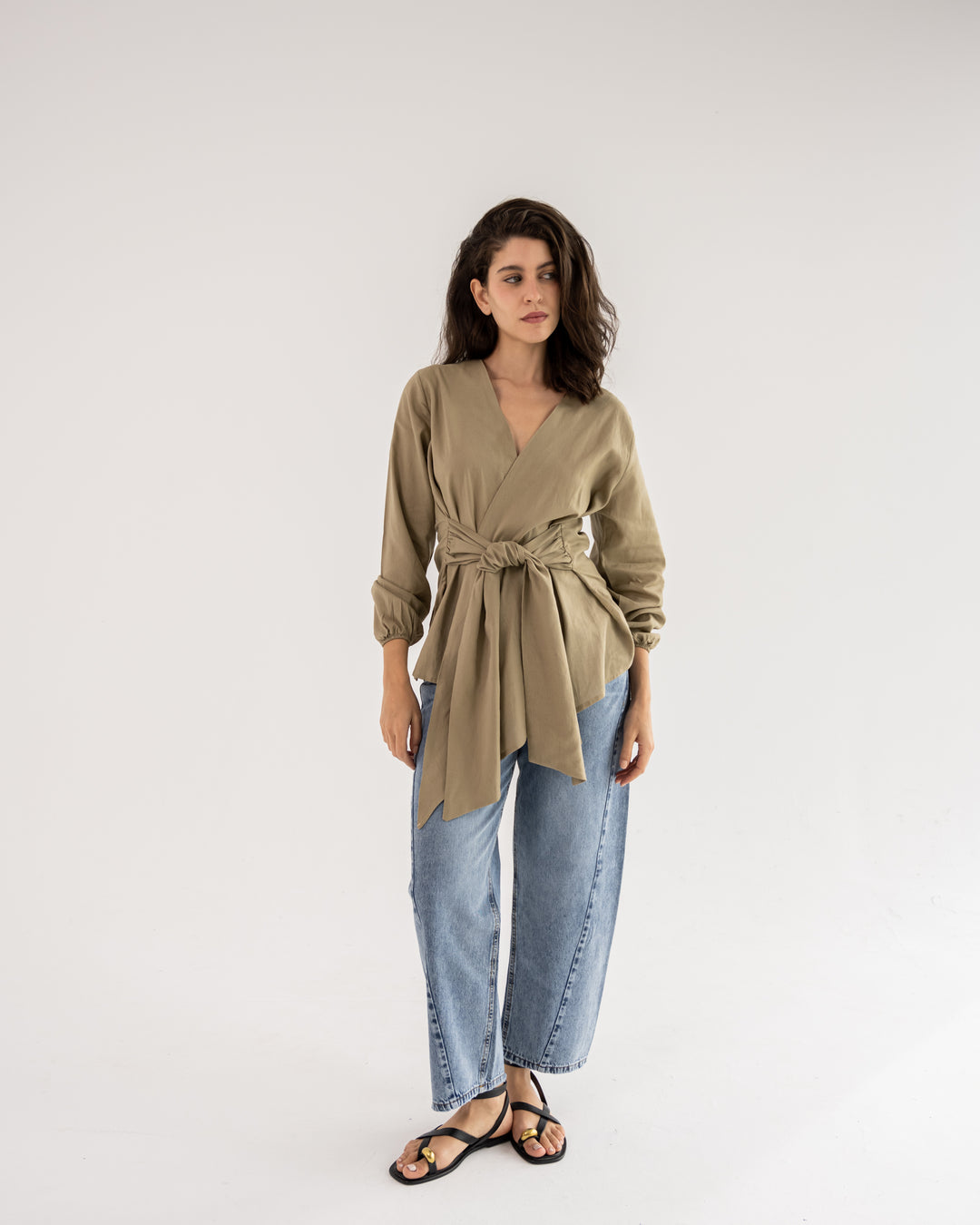 Palmer Blouse In Cafe