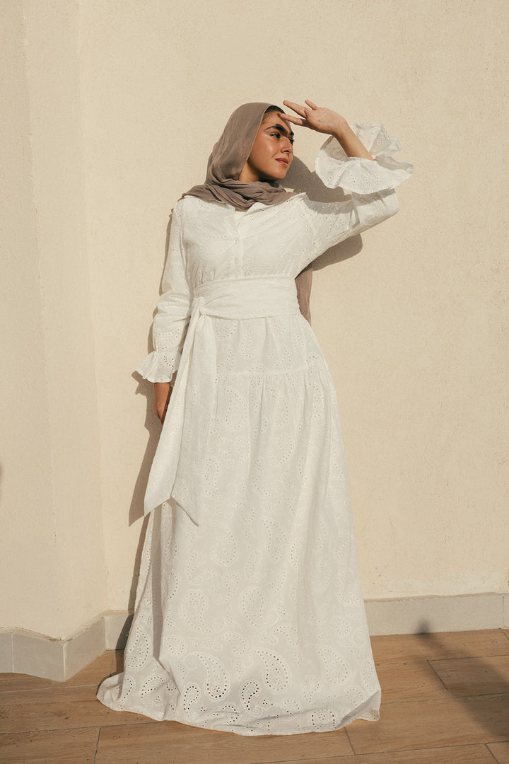 Aria Embroidered Dress