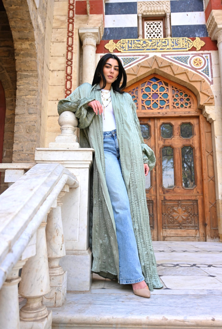 Khayal cardigan in mint green