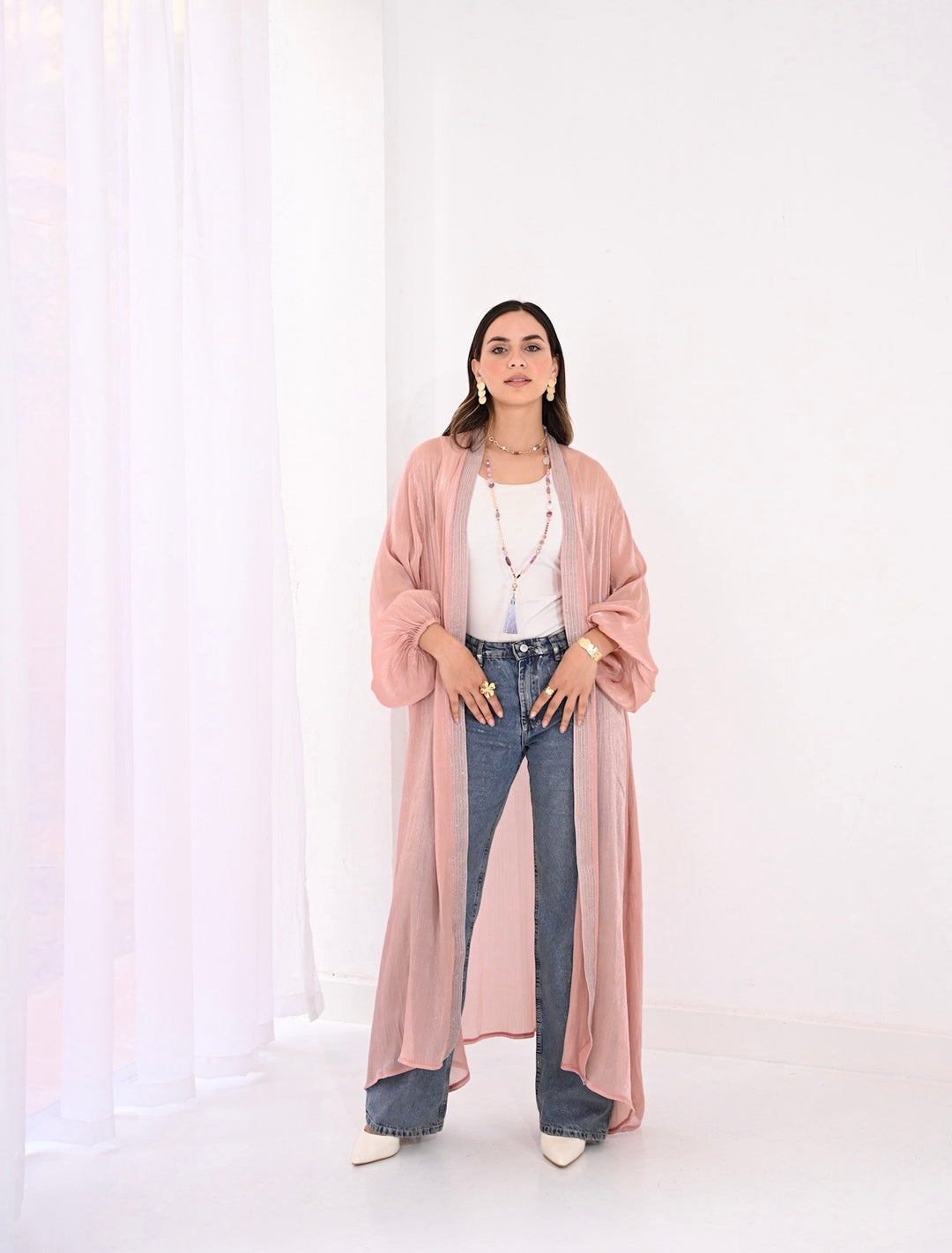Noor Kaftan In Rose