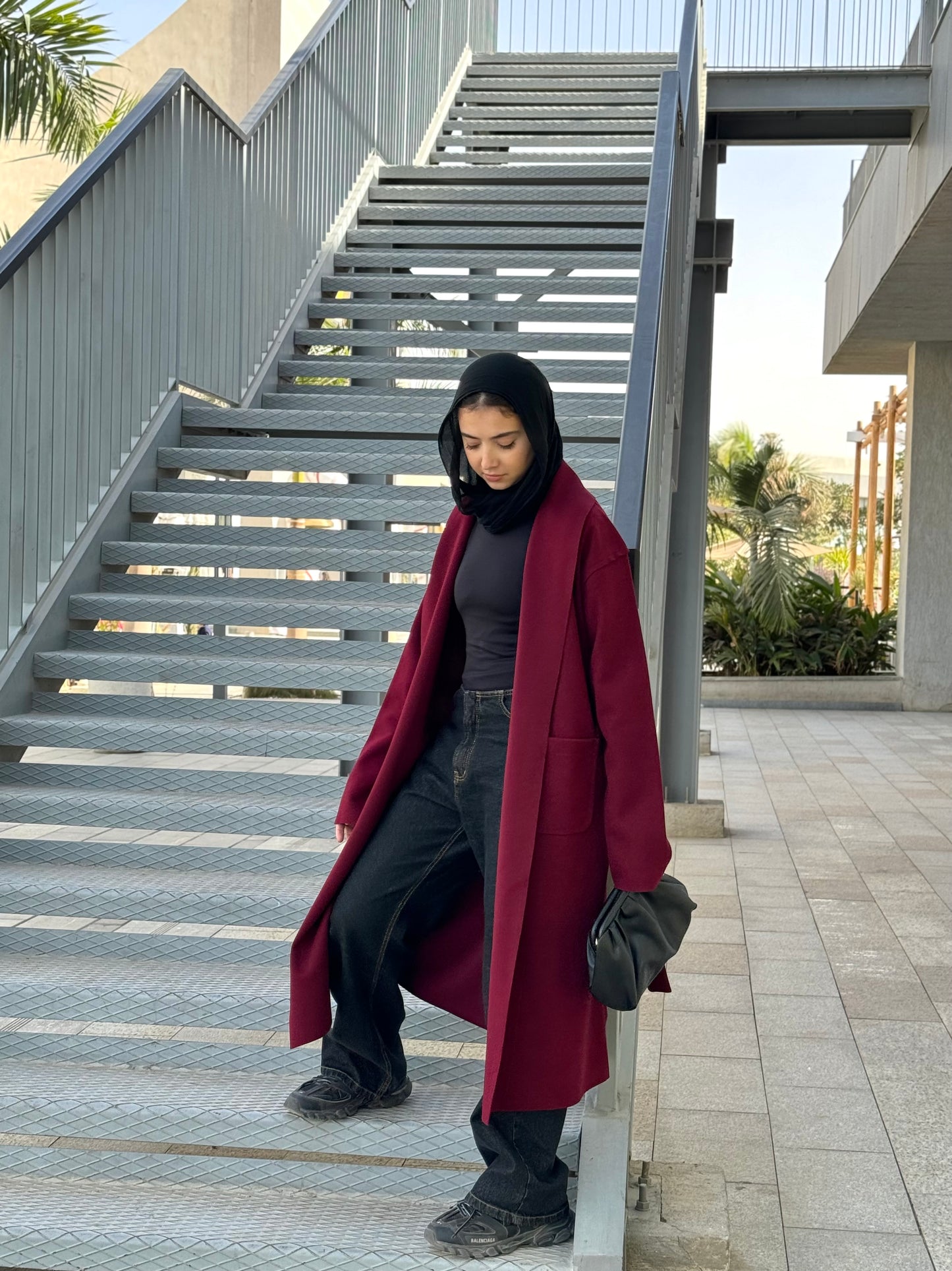 Timeless Burgundy Coat