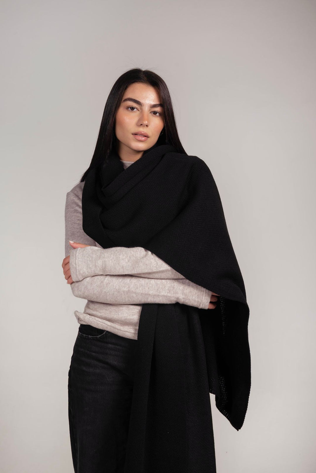 The Dreamy Shawl In Black