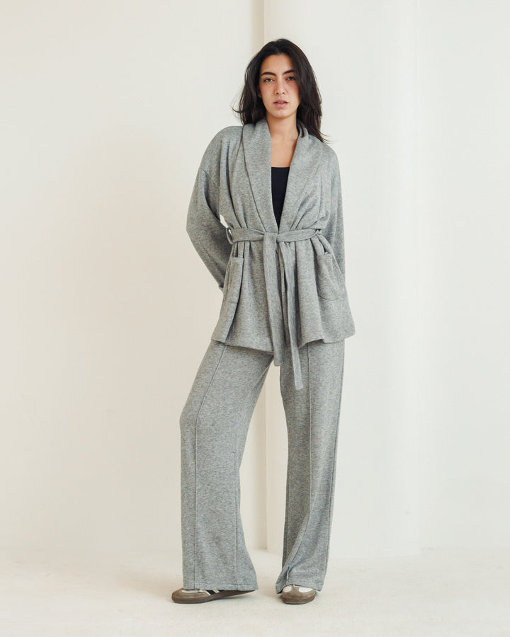The Cozy Knit Set in Grey
