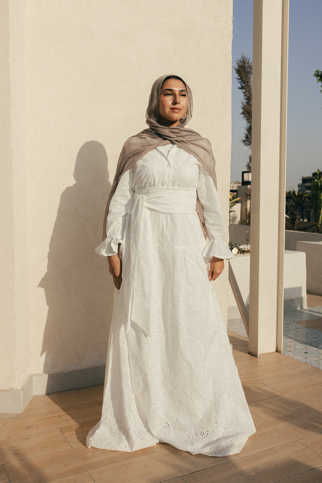 Aria Embroidered Dress