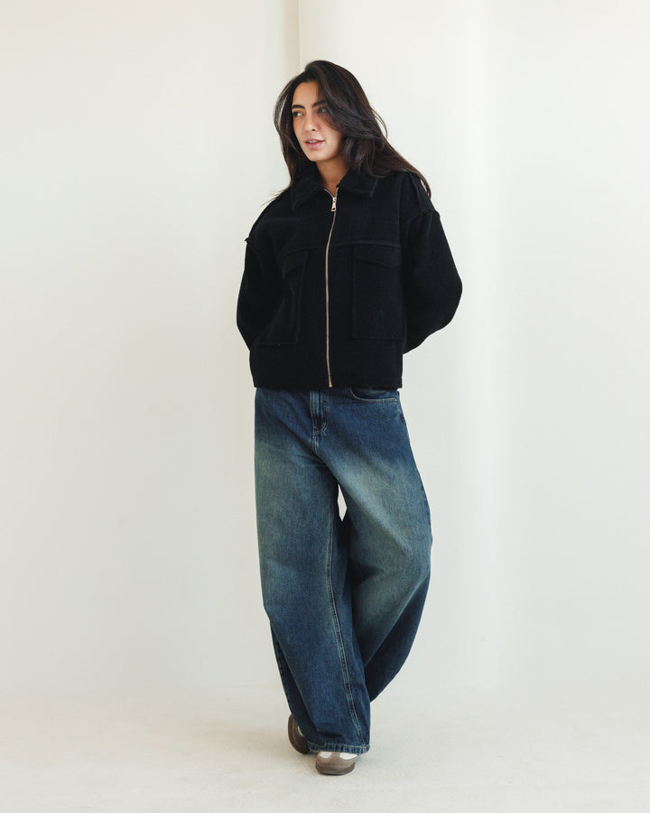 Teddy Jacket in Black