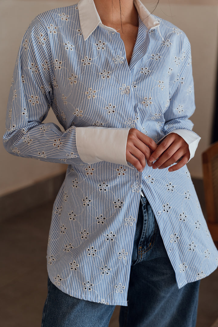 Embroidered Tailored Shirt