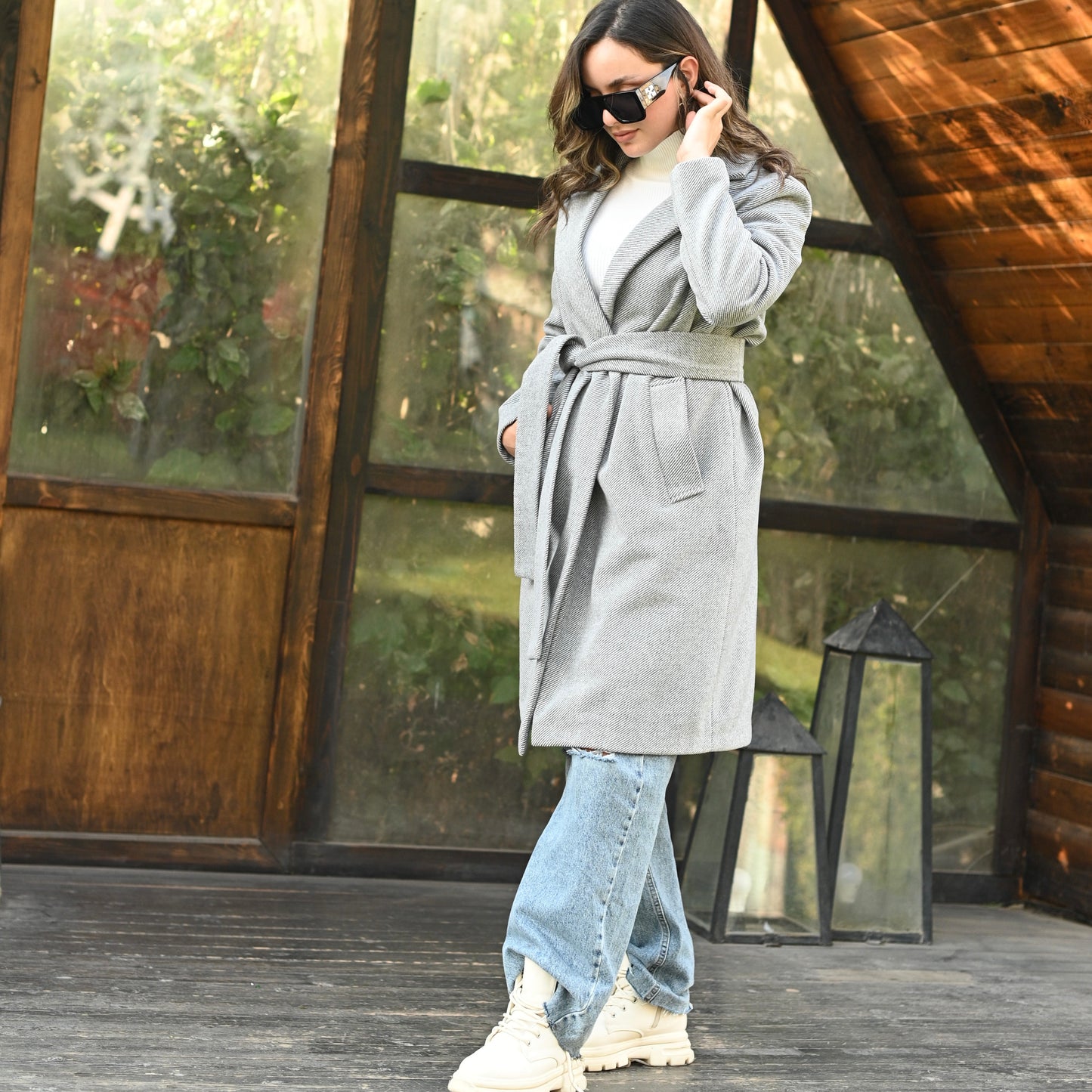 The perfect coat in gray