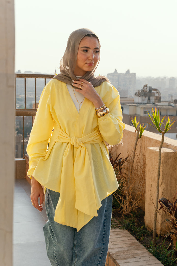 Palmer blouse in yellow