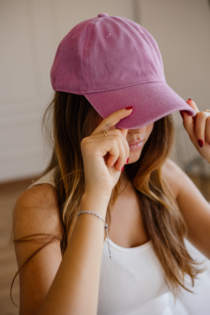 The Coolest Cap In Pinkish-Purple