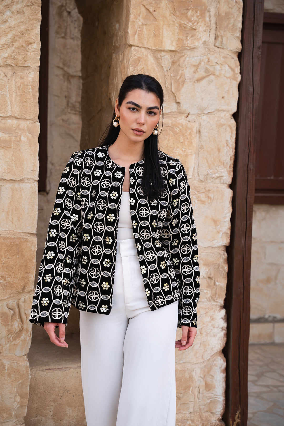 Soft power vevet blazer