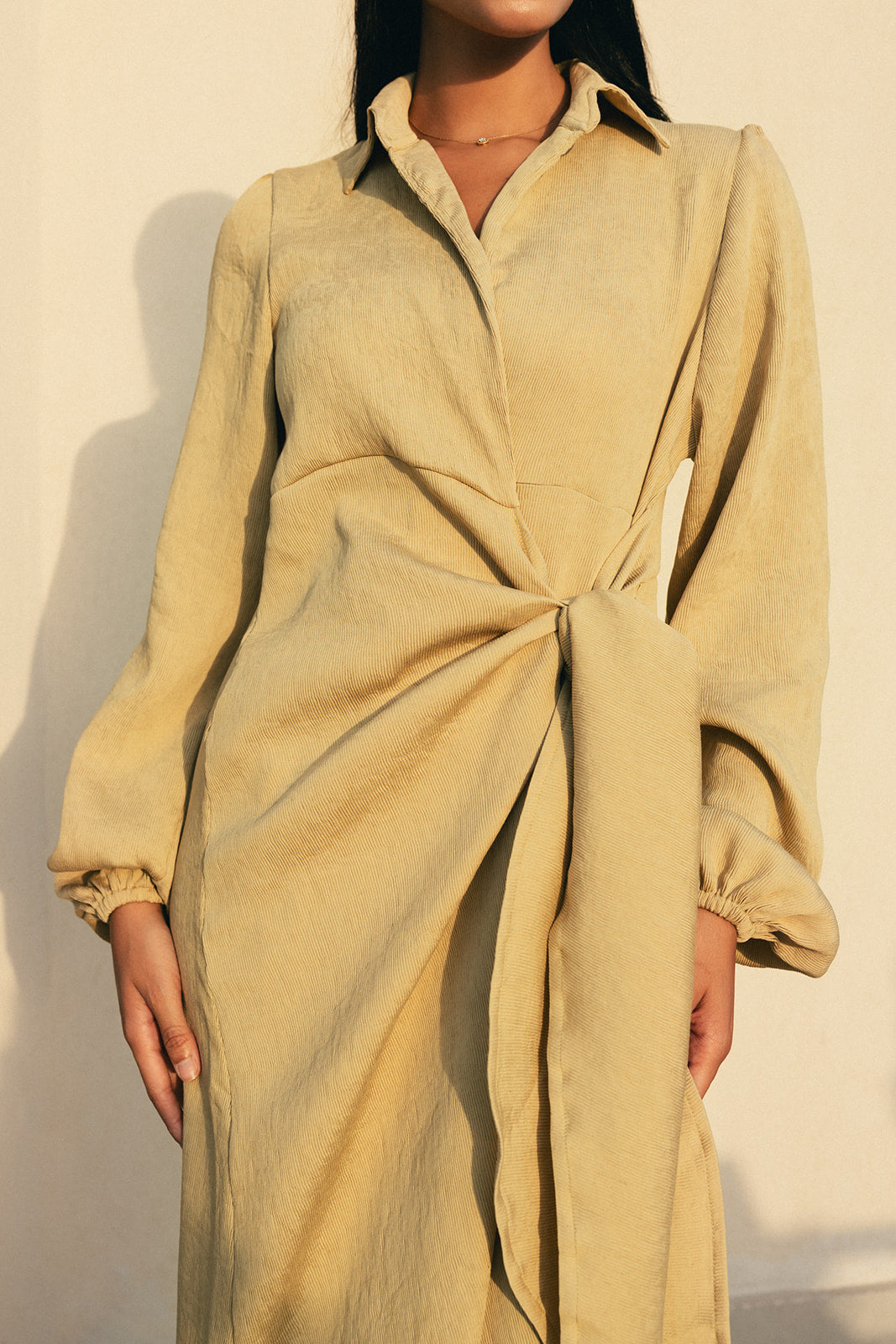 Serena-Air dress in pistachio