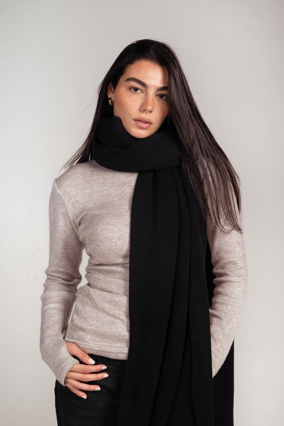 The Dreamy Shawl In Black