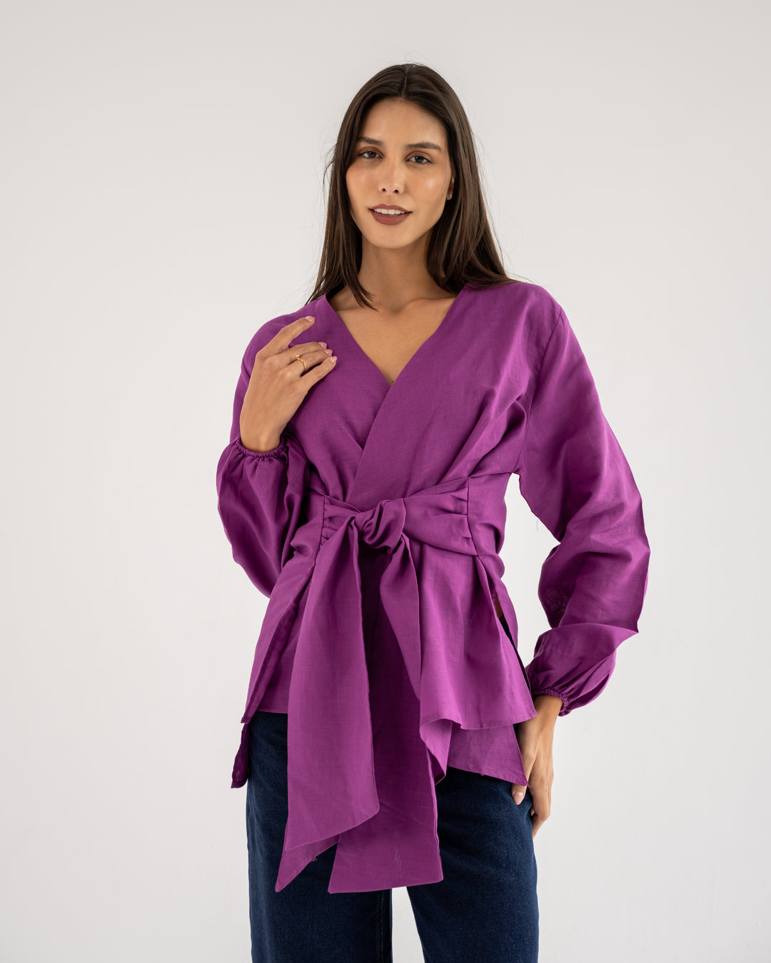 Palmer Blouse In Purple