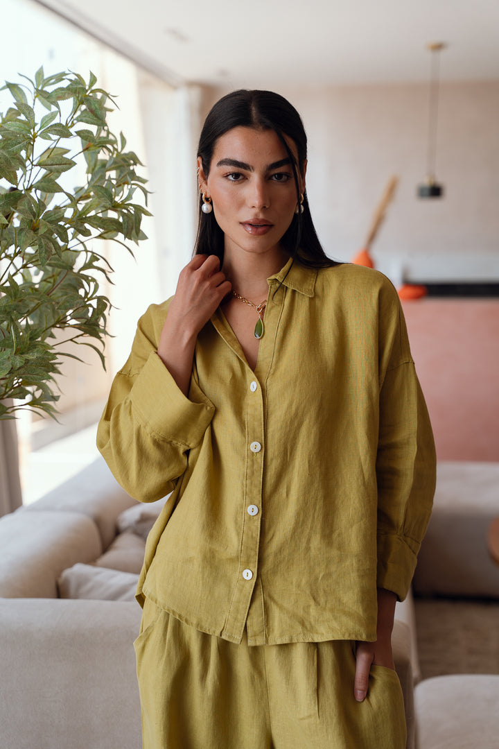Loose muse shirt im lime ( limited edition)