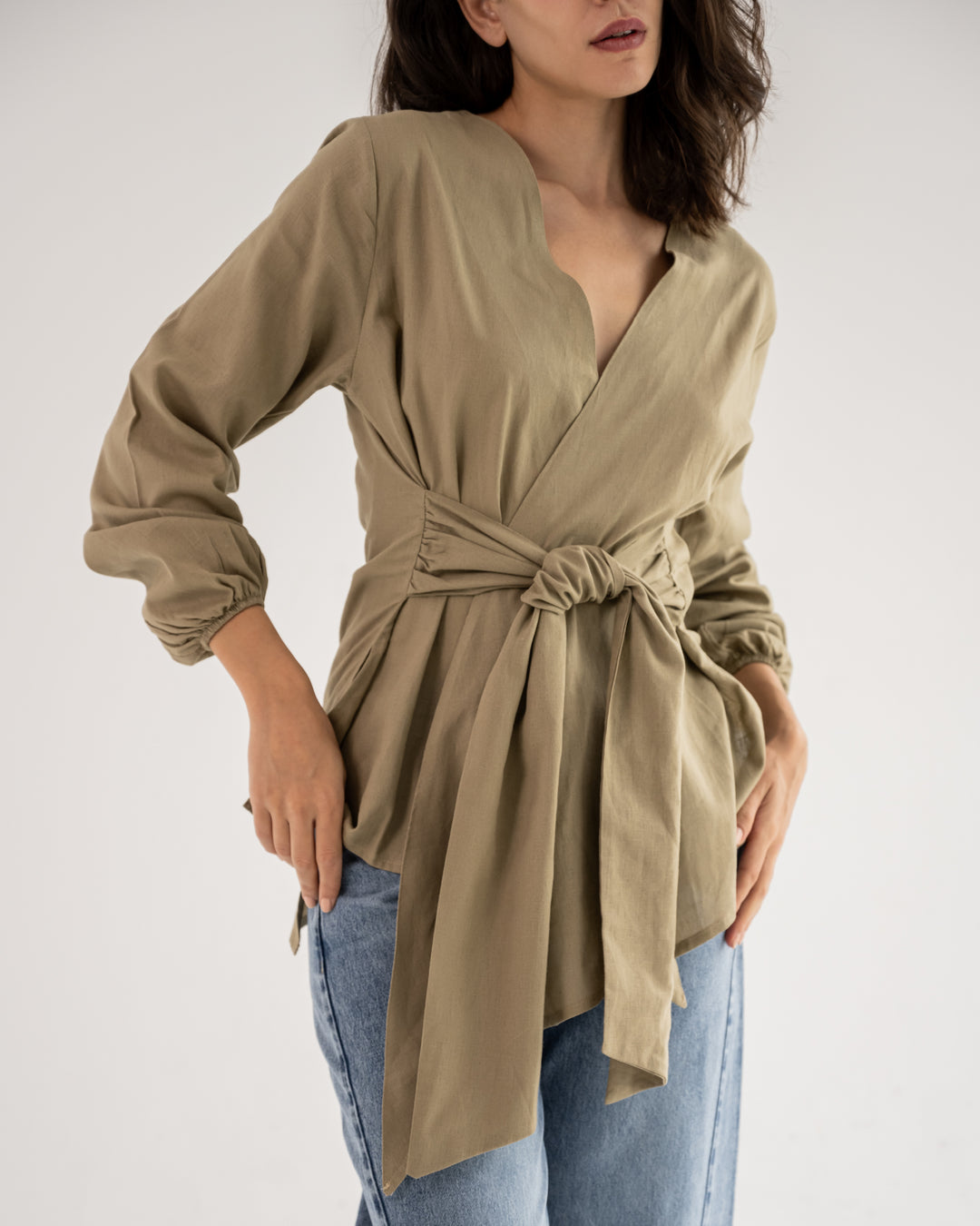 Palmer Blouse In Cafe