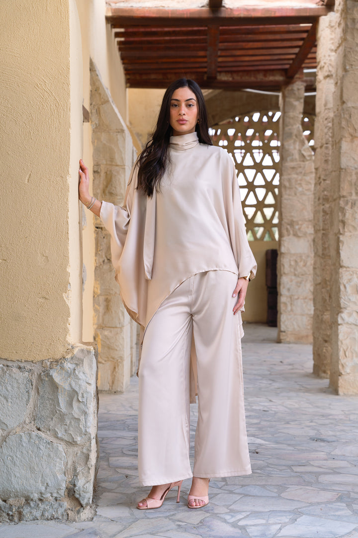 The Signature Tie Set In Beige