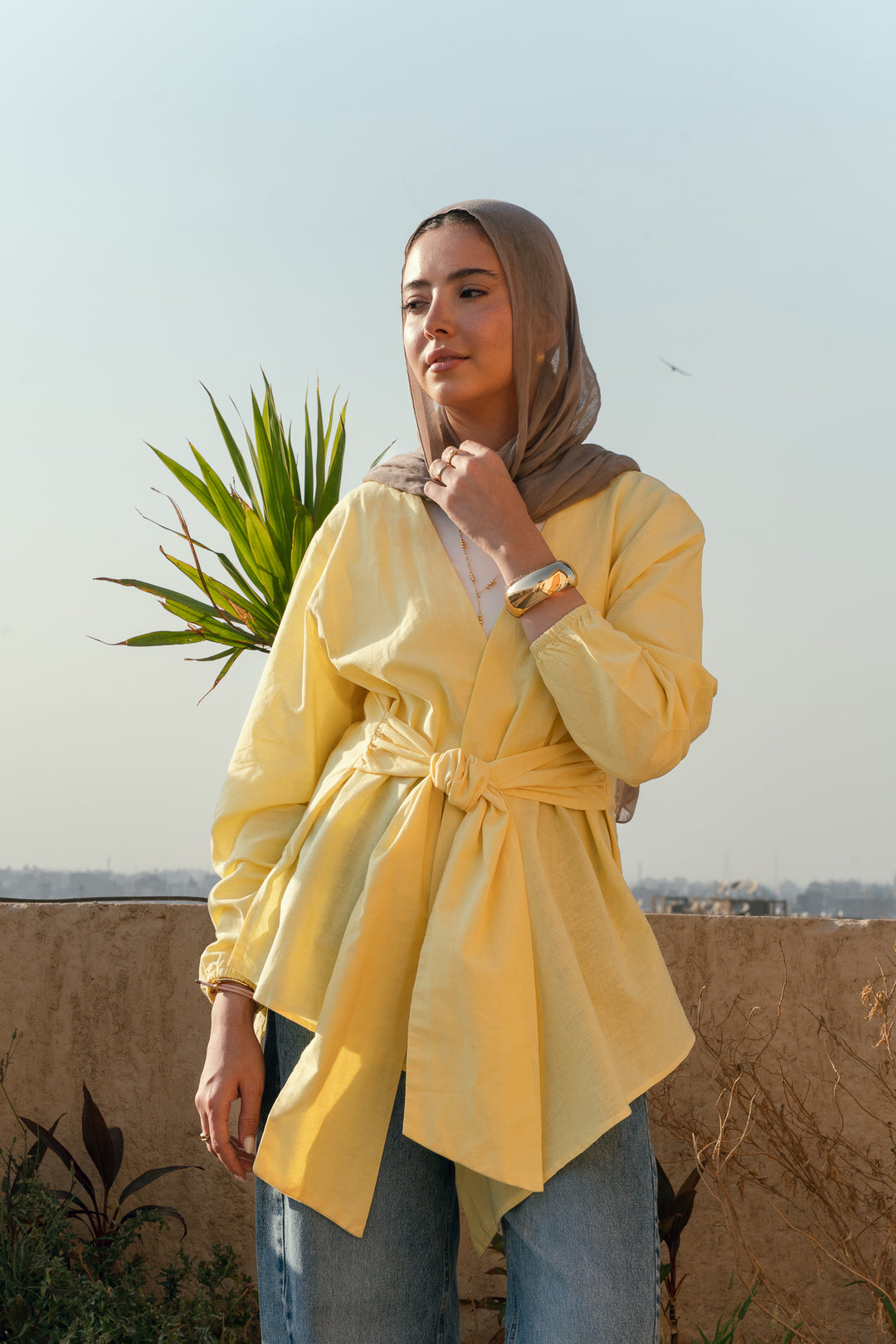 Palmer blouse in yellow