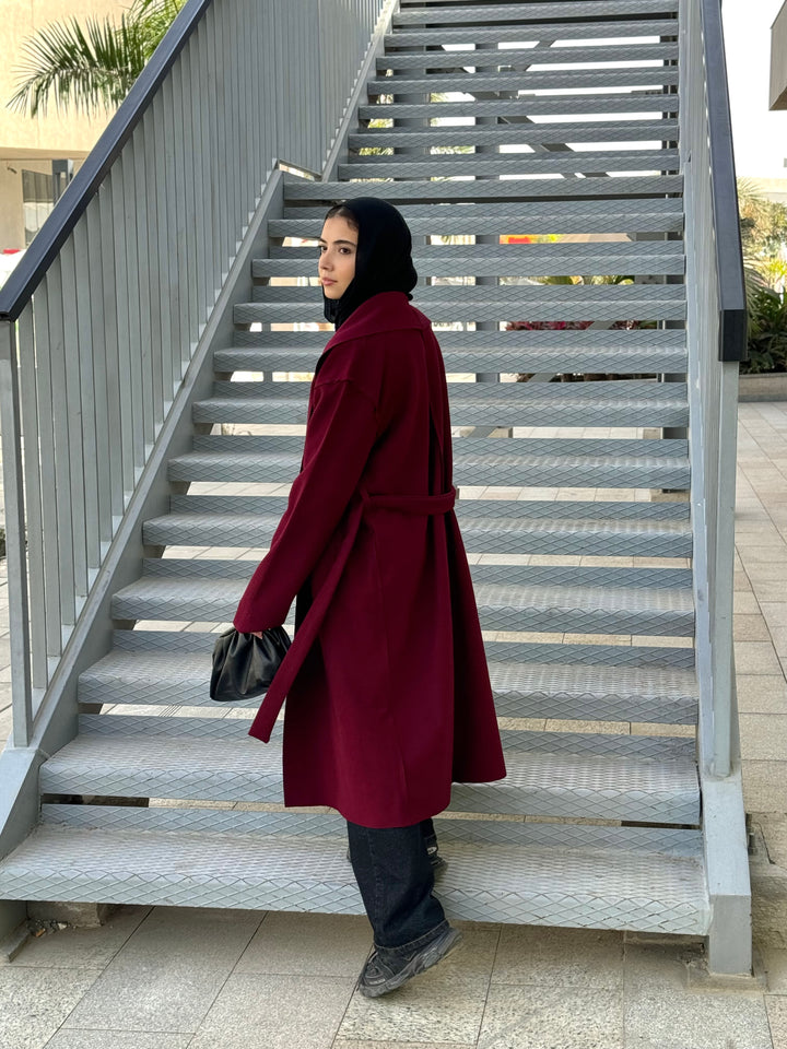 Timeless Burgundy Coat