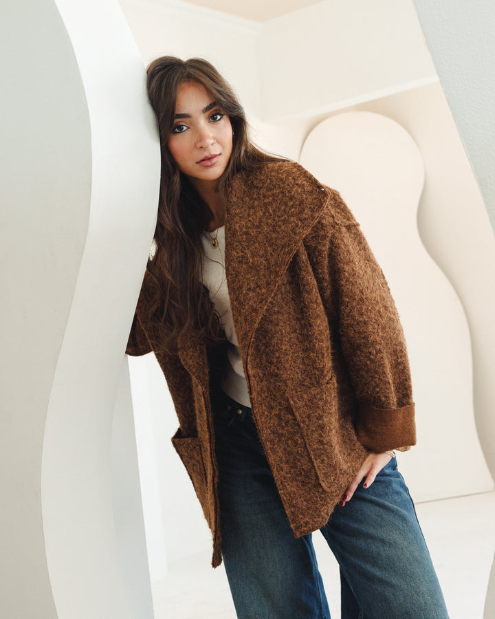The Mohair Jacket in Brown