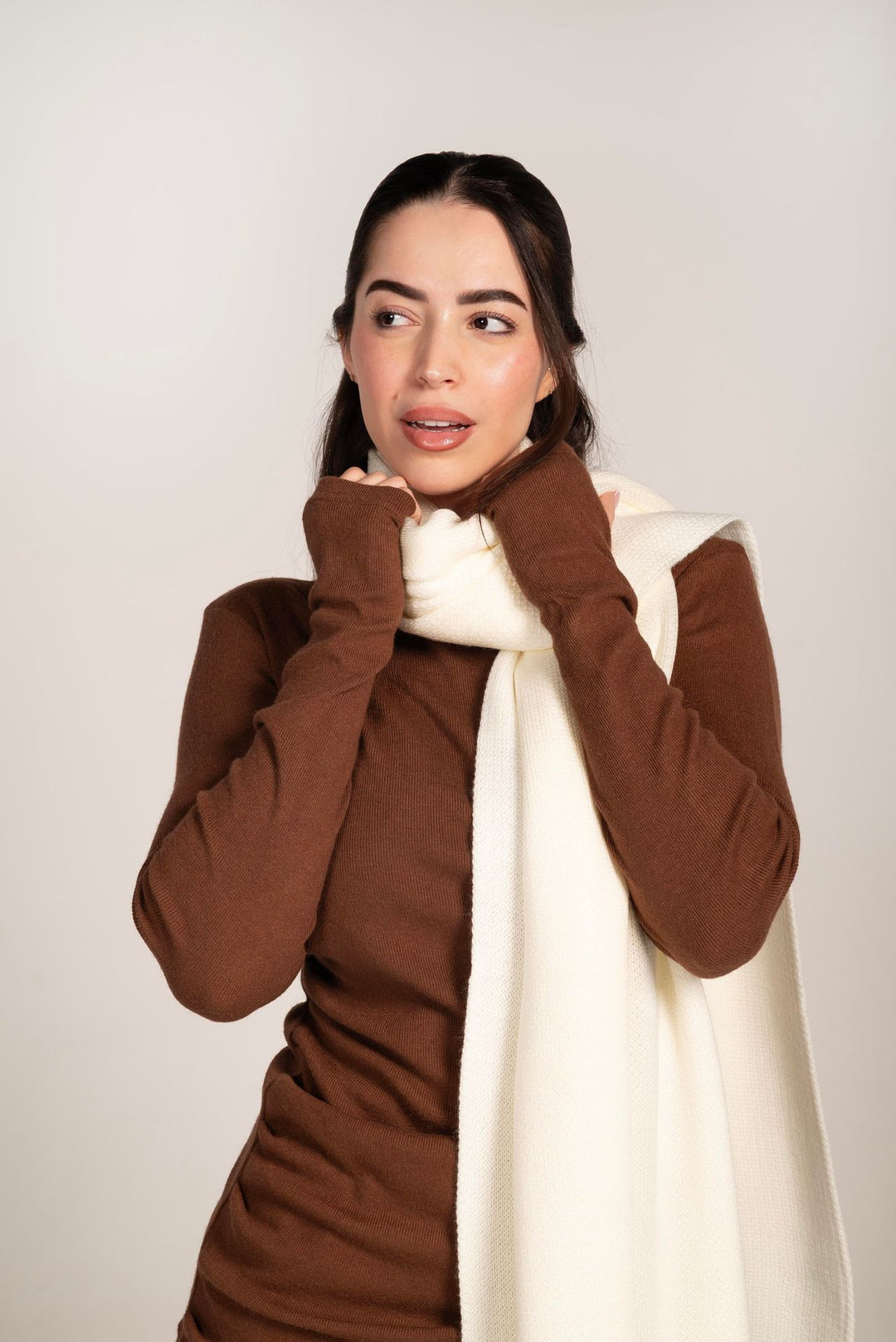 The Dreamy Shawl In Off White