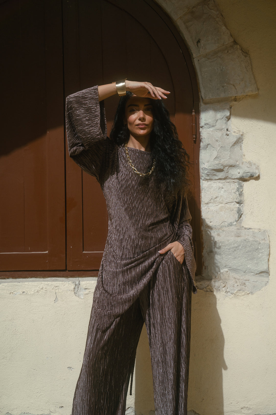 Starlight set in brown