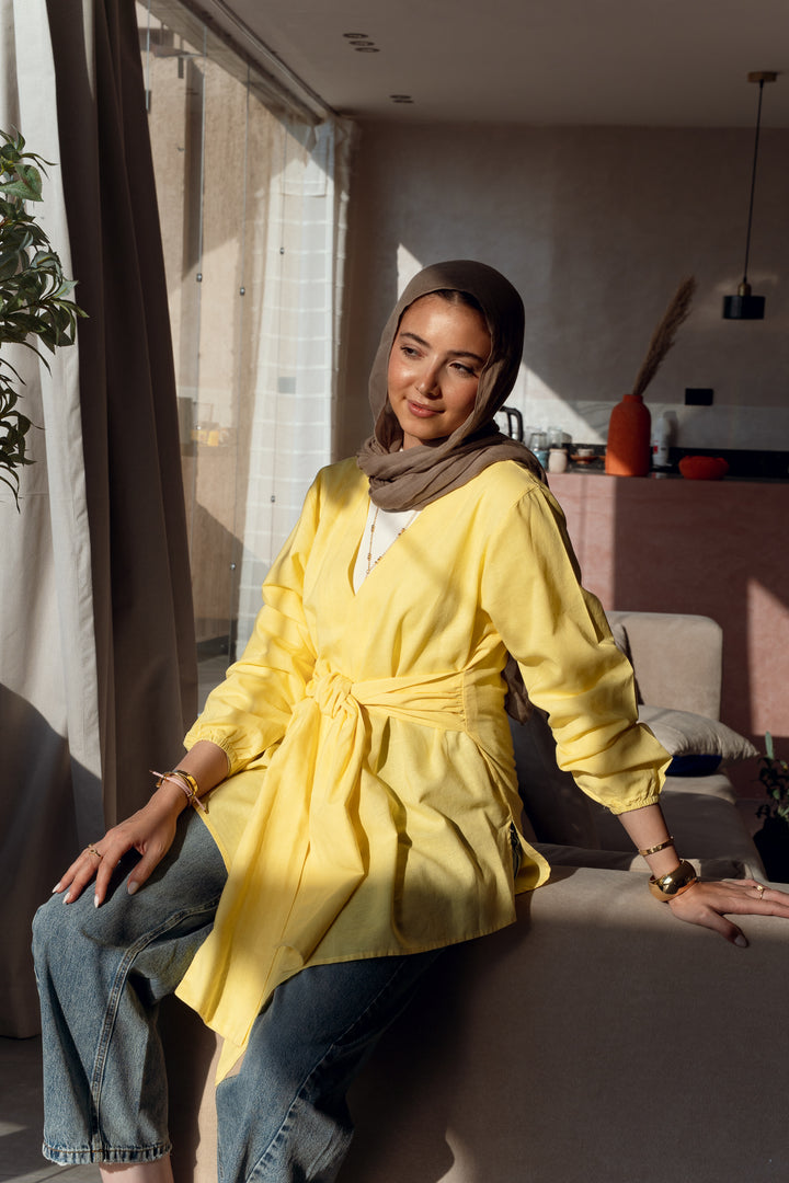 Palmer blouse in yellow