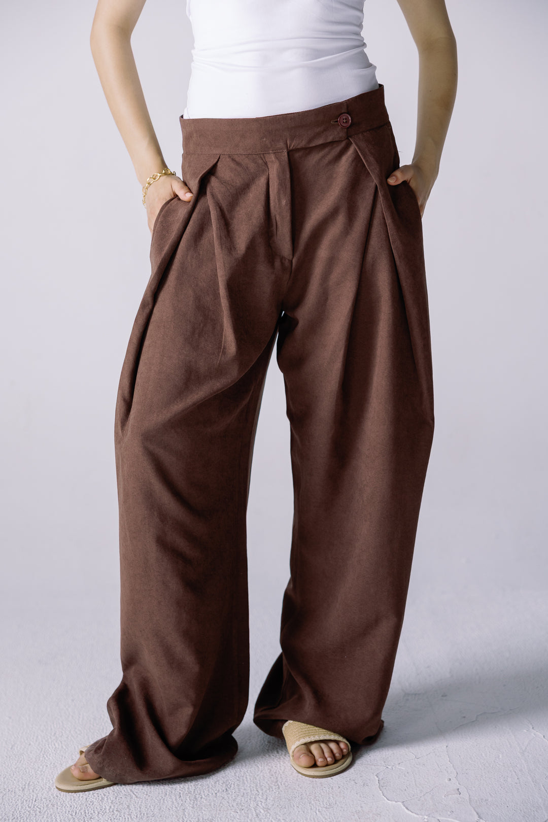 Cobra tailored pants in brown