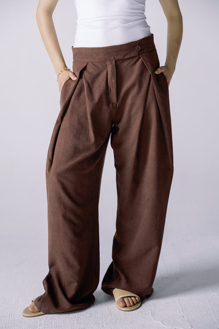 Cobra tailored pants in brown
