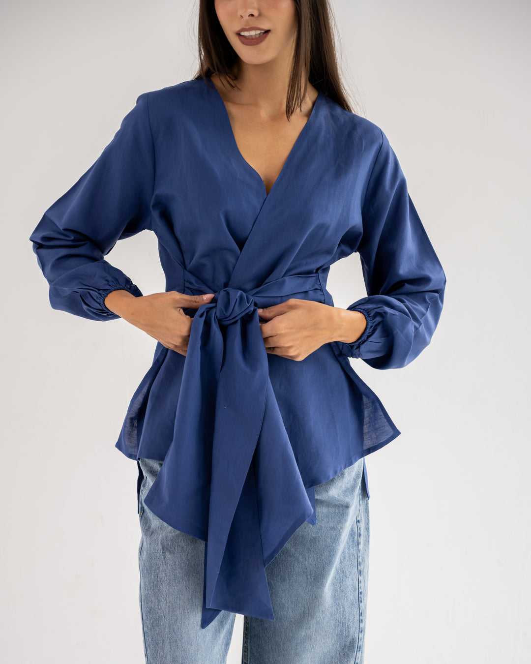 Palmer Blouse In Navy