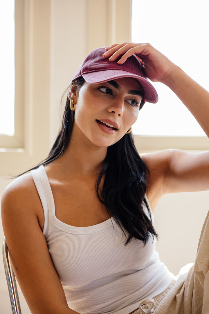 The Coolest Cap In Wine-Red