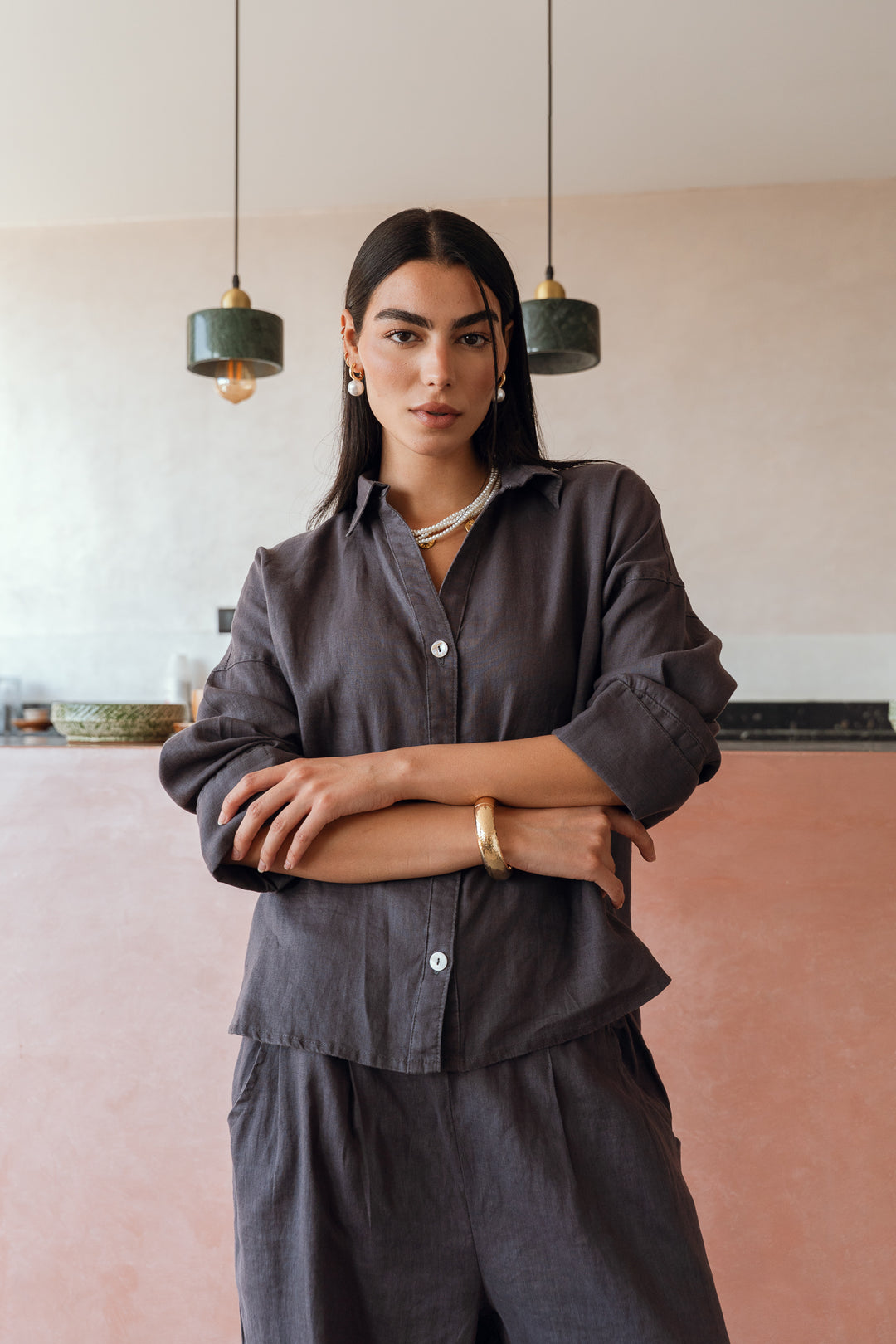 Loose Muse shirt in Grey