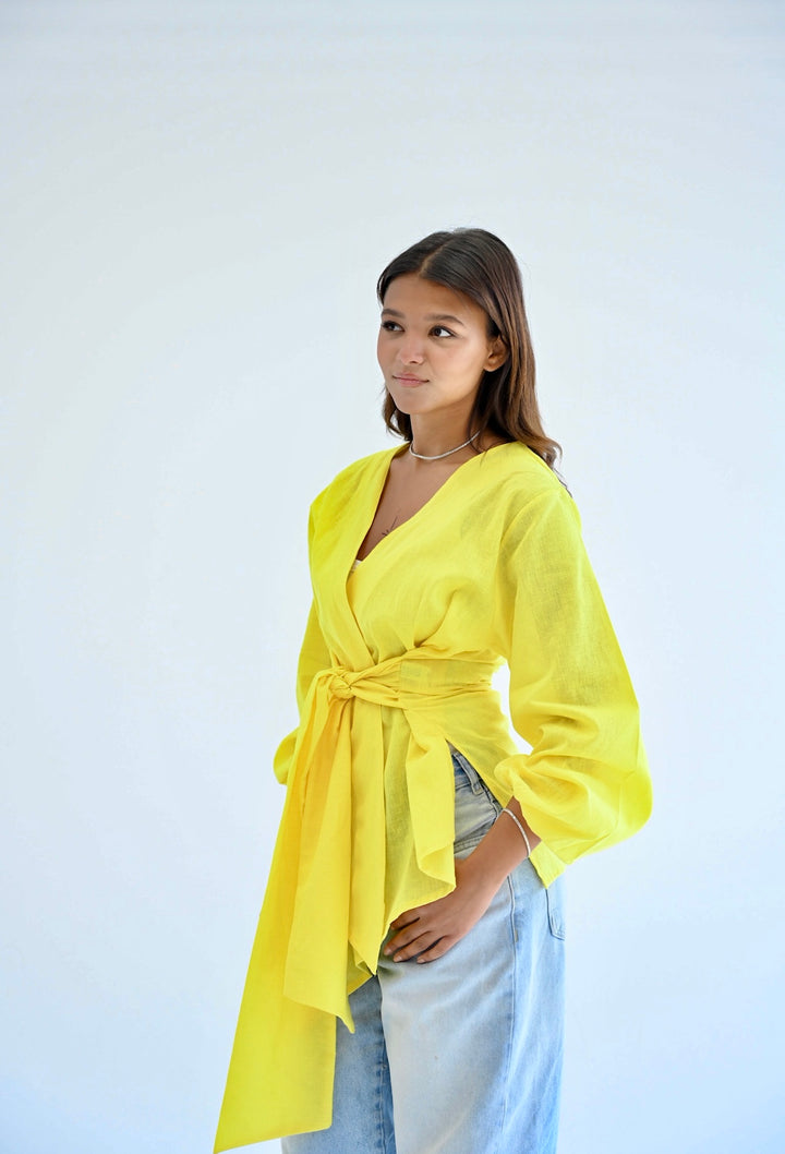 Palmer blouse in yellow