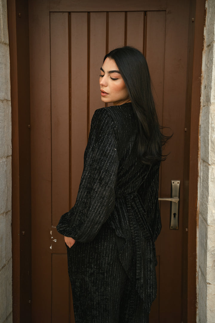 STAR LIGHT SET IN black