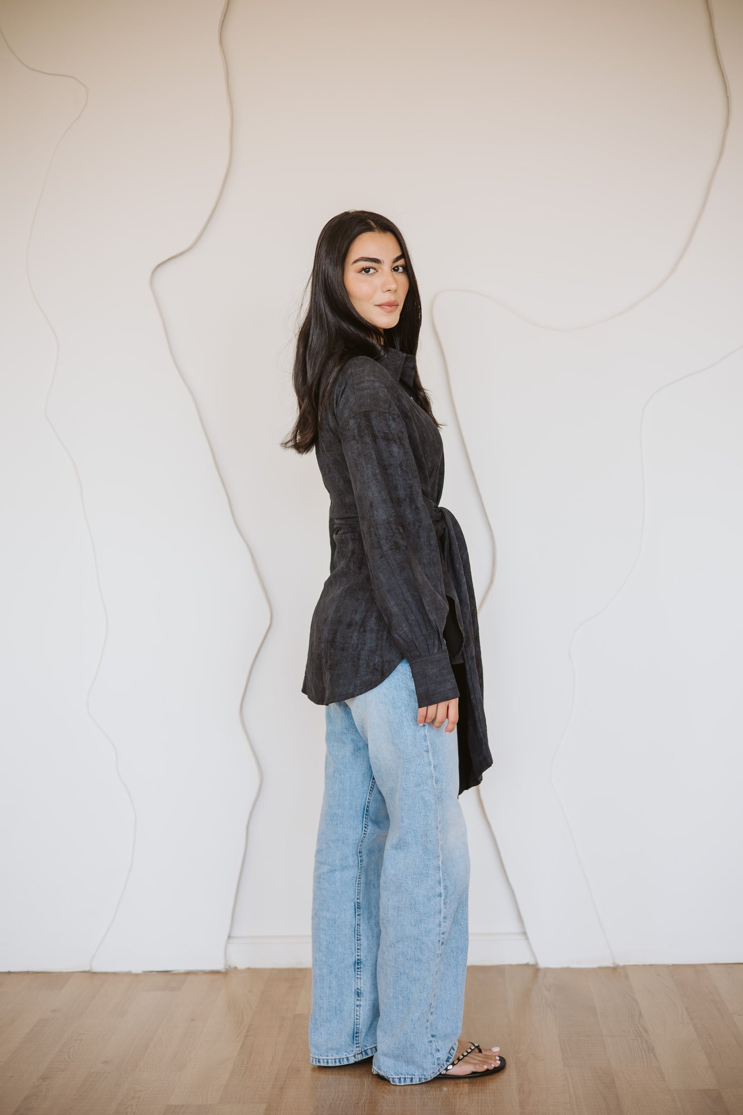 Sienna shirt in black