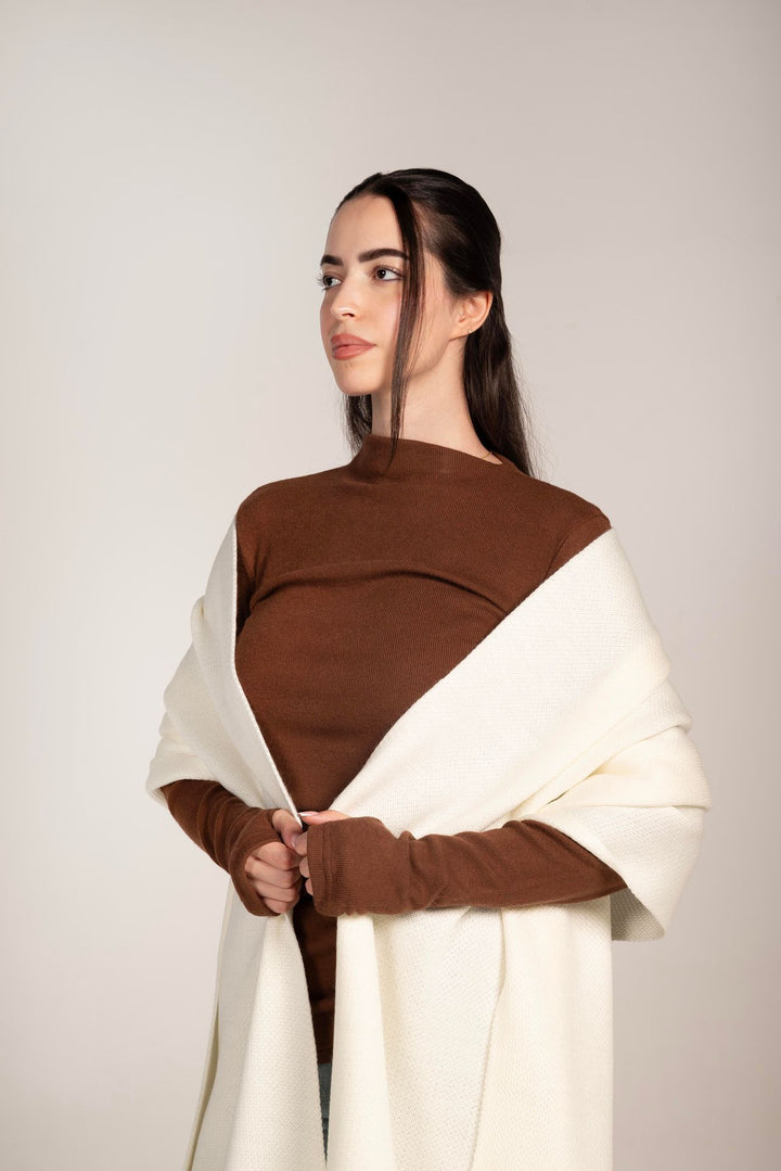The Dreamy Shawl In Off White